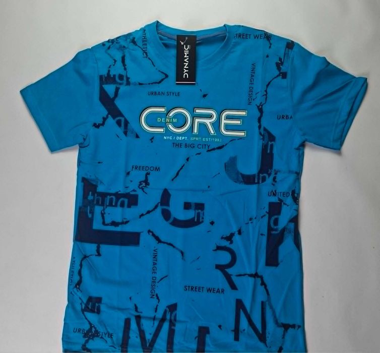 oszulka męska bawełna t-shirt męski Dynamic r. XL obwód 112 cm