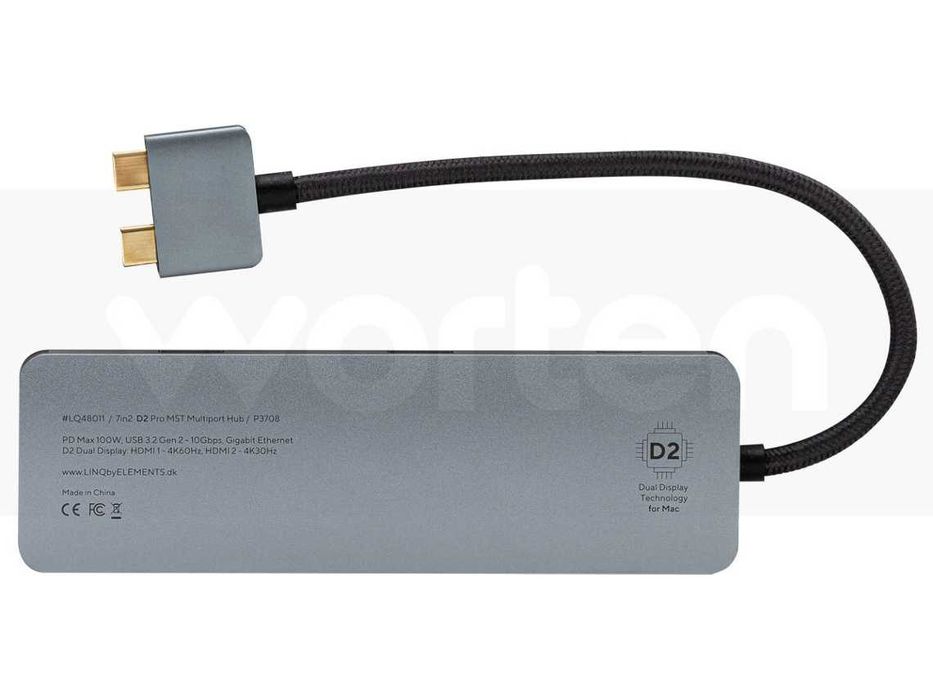 Hub LINQ LQ48011 (USB-C - 7 Portas - para MACBOOK)