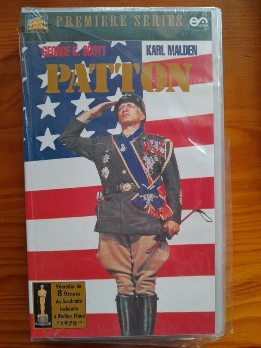 VHS Patton - George C. Scott, Karl Malden K7 VHS Nova Selada