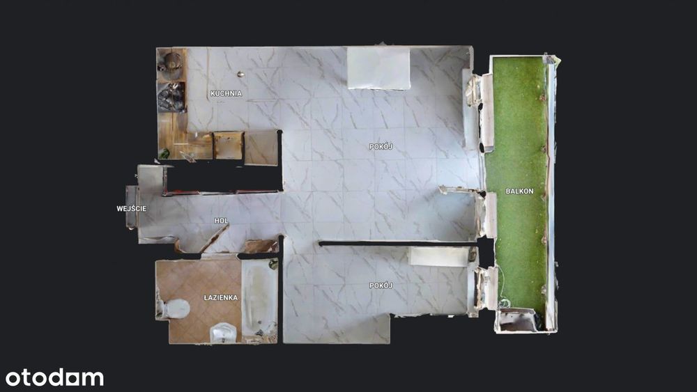 Idealne na start - po remoncie - duży balkon