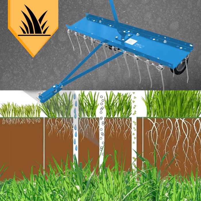 Wertykulator brona areator 100 cm do traktorka z regulacją