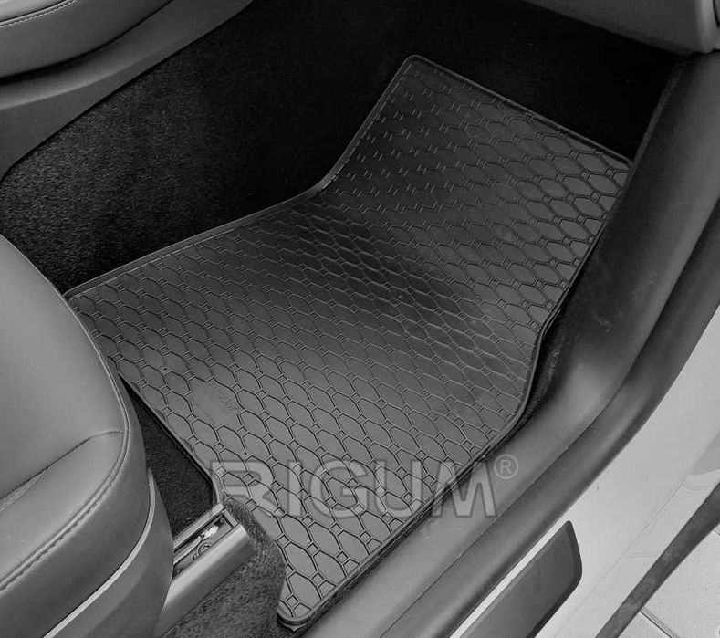 Tesla Model Y Коврики в салон + килимок у багажник | Резинові Чехія
