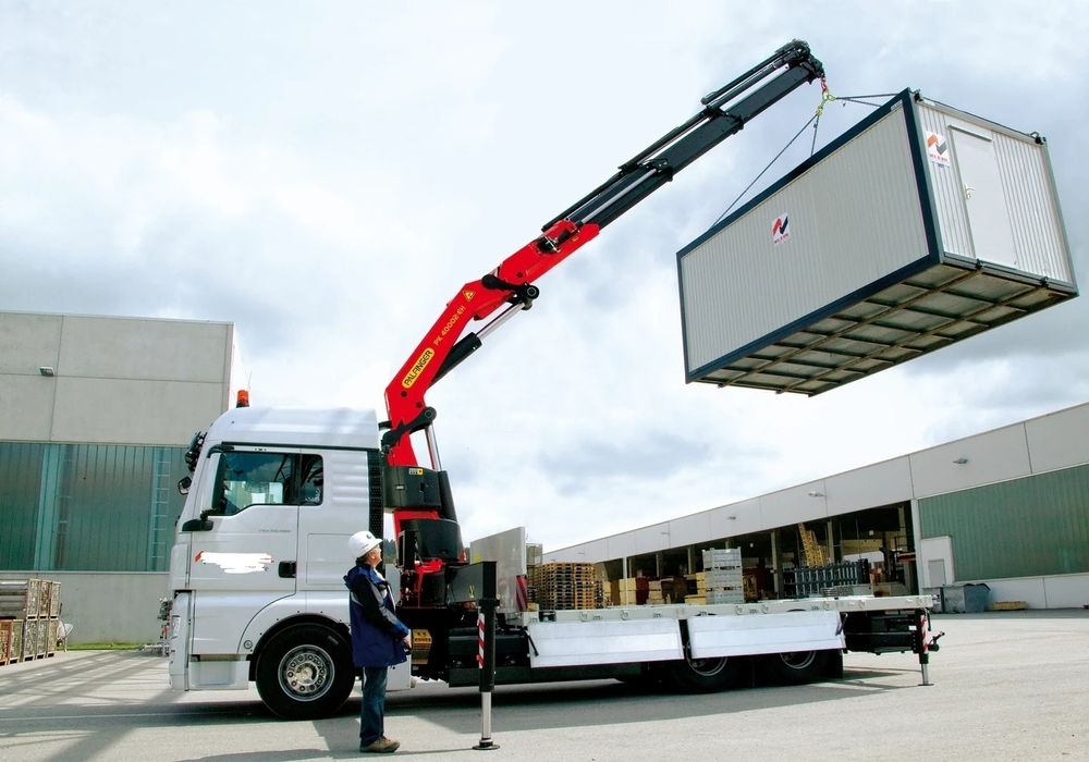 transport hds dźwig kontenerów kontenera domki melaminy budy tokarki