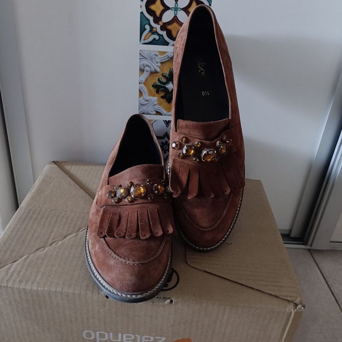 Buty skorzane Gabor, damskie