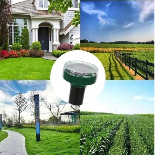 SILNY mocny ODSTRASZACZ kretów 2x solarny na krety myszy skuteczny