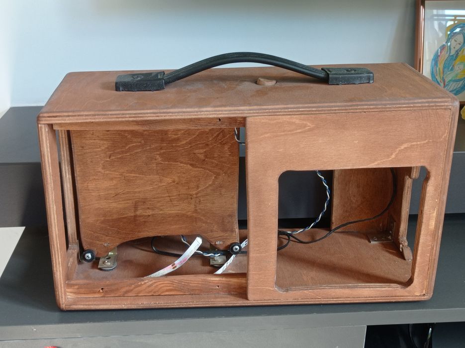 Obudowa mini ITX PC Drewniana Radio Custom