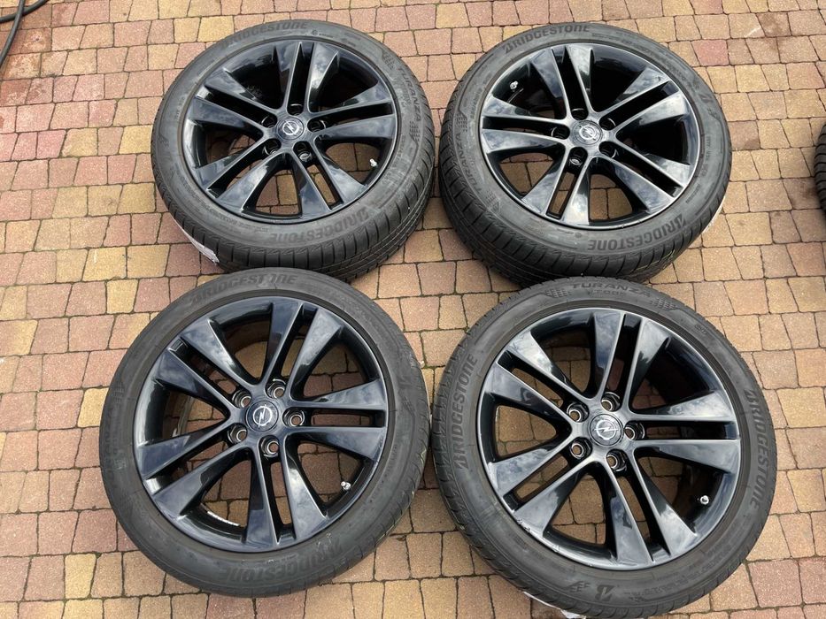 3916. Koła letnie Opel Astra J Insignia Zafira 5x115 czarne 235/45/18