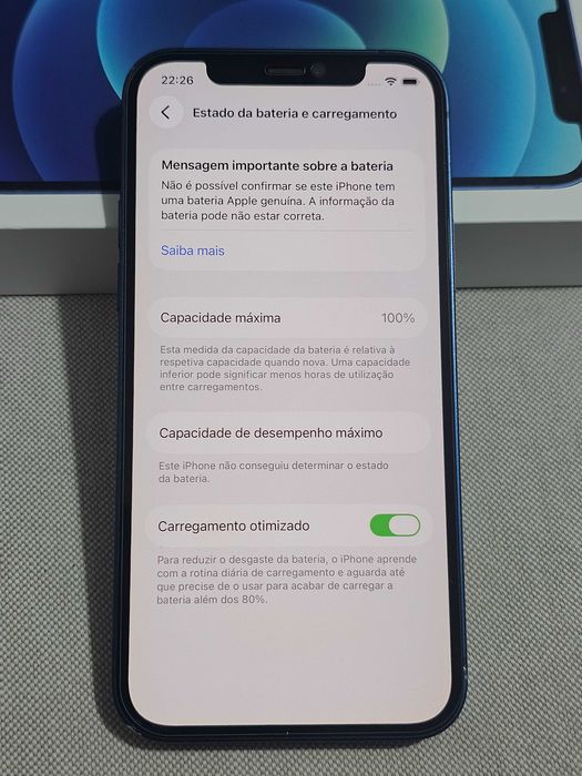 Iphone 12 128Gb. 100% Bateria original. Muto bom