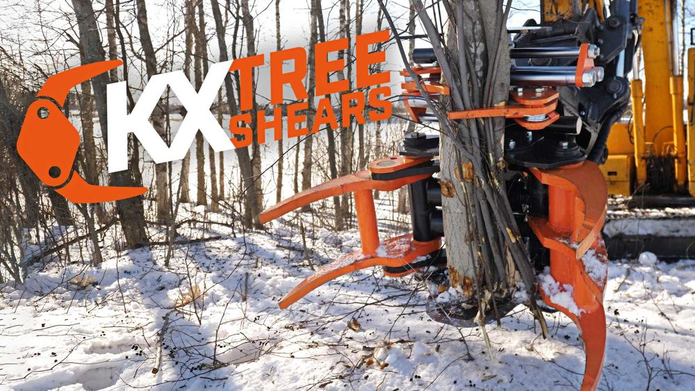 Nożyce hydrauliczne chwytak głowica ścinkowa do drzew koparka VOLVO