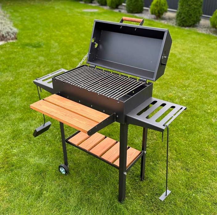 Мангал з кришкою! Мангал 4 мм! Мангал-барбекю! Мангал на колесах!