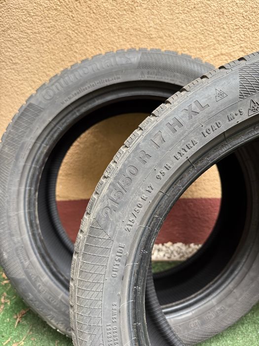 Opony zimowe 215/50 R 17 - 2x Continental / 2x Semperit