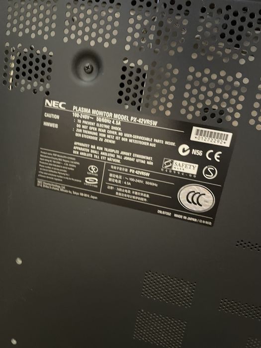Телевізор NEC  px42vr5w