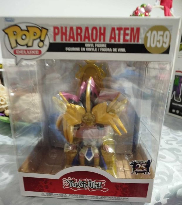 Funko Pop Yu-Gi-Oh Pharaoh (Dano Pequeno Na Caixa)