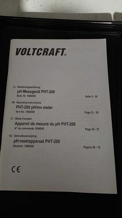 Urząszenie pomiarowe PH-metr Volcraft PH 200