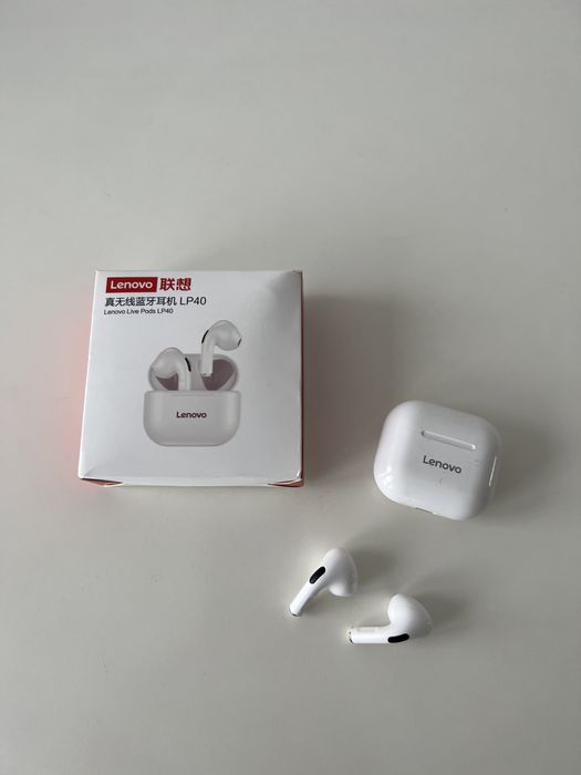 Fones Auriculares Lenovo LP40 TWS Wireless Earphone Bluetooth 5.0