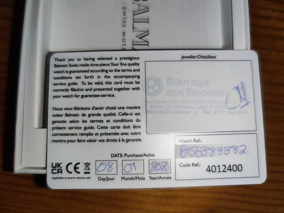 Relógio Balmain bicolor Chrono