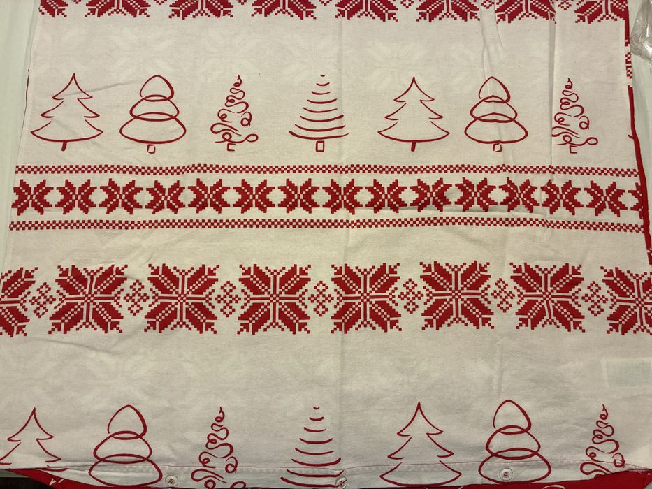 Swiateczna poszewka na koldre i dwie poduszki komplet