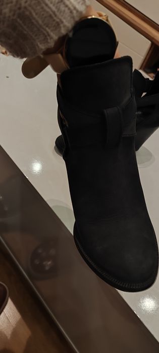 Botki skóra roz 36