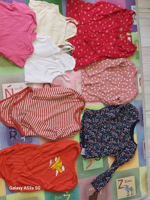 Paka ubranek dla dziewczynki 86/98
