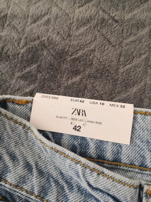 Męskie spodnie Wide leg ZARA