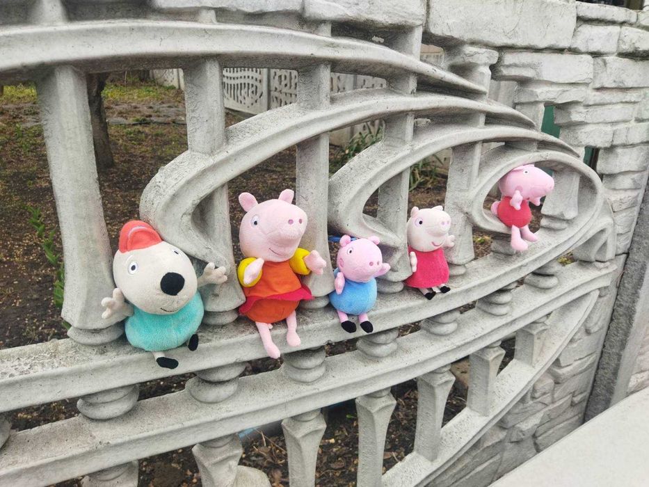 Мягкая игрушка Свинка Пеппа,Джордж,Peppa Pig,Дедушка собачки Денни