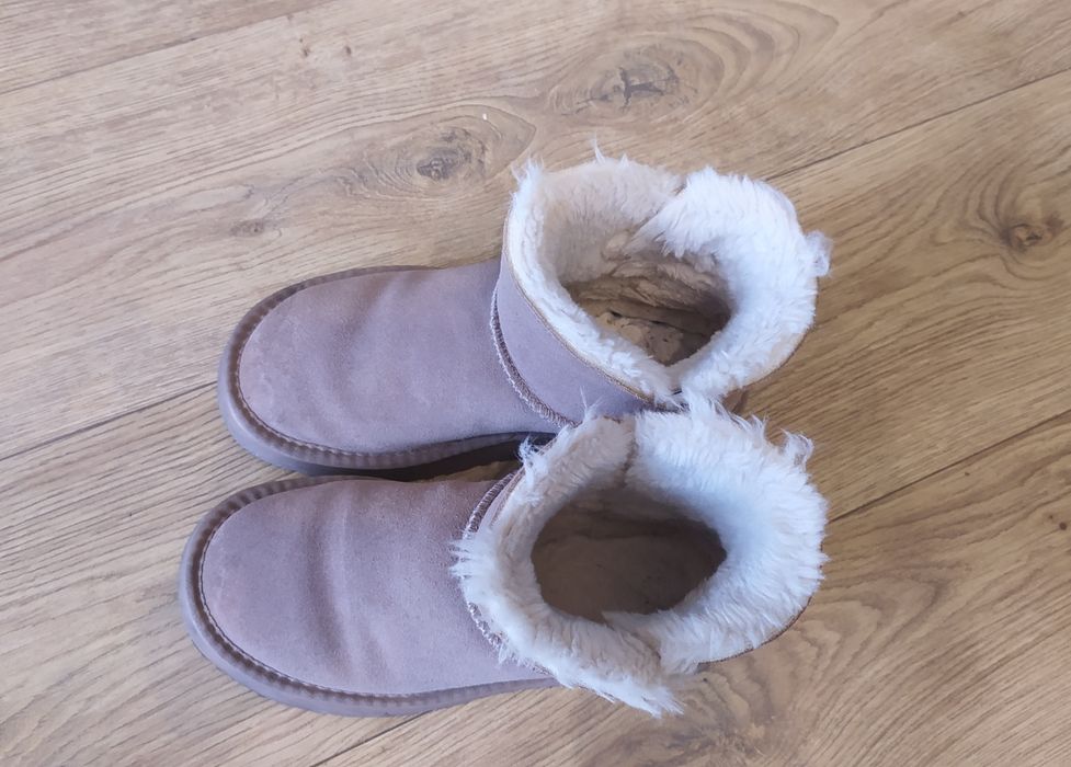 Śniegowce, zamszowe botki, rozmiar 37, Vicenza, z futerkiem, Emu, UGG