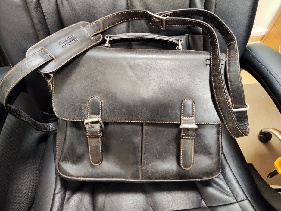 Портфель Greenland Nature, натуральна шкіра, ручна робота