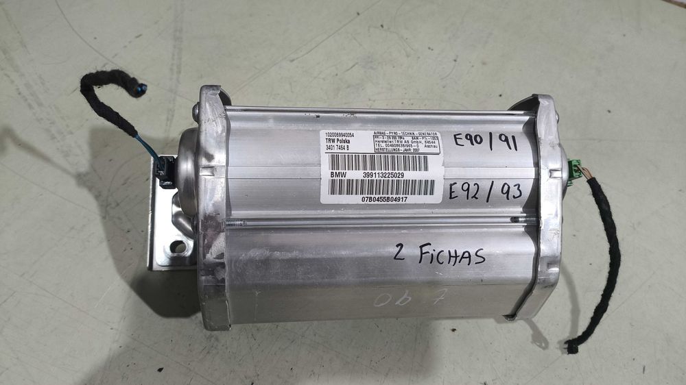 Airbag Tablier BMW Serie 3 (E90/E91/E92/E93) 2 Fichas  3991.1322.5029