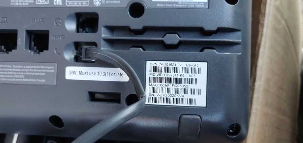 IP-телефон Cisco 7841 CP-7841-K9=