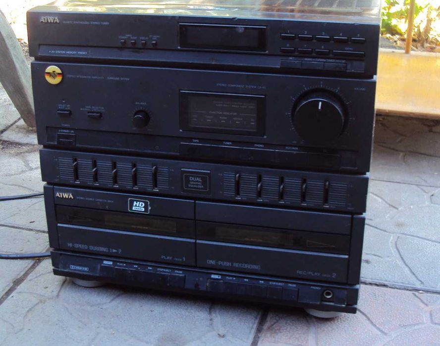 AIWA CX-45Z стерео кассетный ресивер/с Германии винтаж