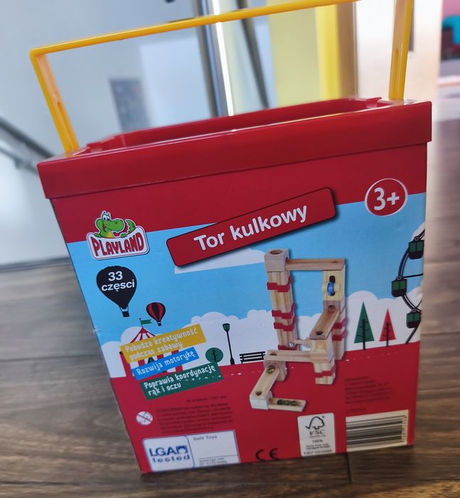 Tor kulkowy drewniany Playland
