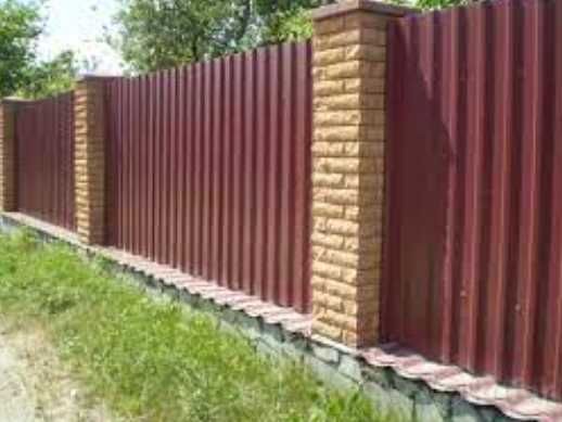 Профнастил покрівельний  Фасандный профлист для забора та даху
