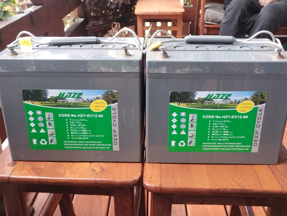 Akumulatory HAZE 12V 80 Ah żel