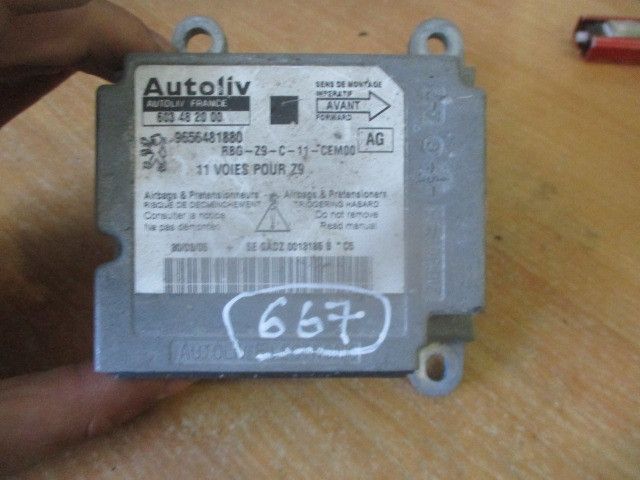 Centralina airbag PEUGEOT 607 (9D, 9U)