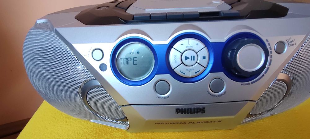 Radioodtwarzacz Boombox Panasonic AZ 3068 z AUX, MP3 nietuzinkowy