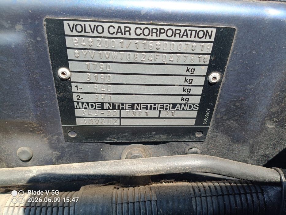 Maska Volvo V40 2003r