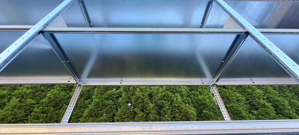 Regały magazynowe z demontażu 60głx100x200-300cm ocynk ocynkowany Meta