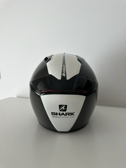 Capacete SHARK Speed-R Carbon SE, Carbon Skin White / Black, - Tam: L