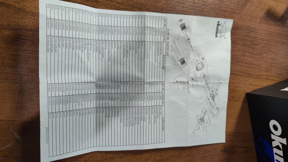 Котушка Okuma 8K Surf FD 5+1BB