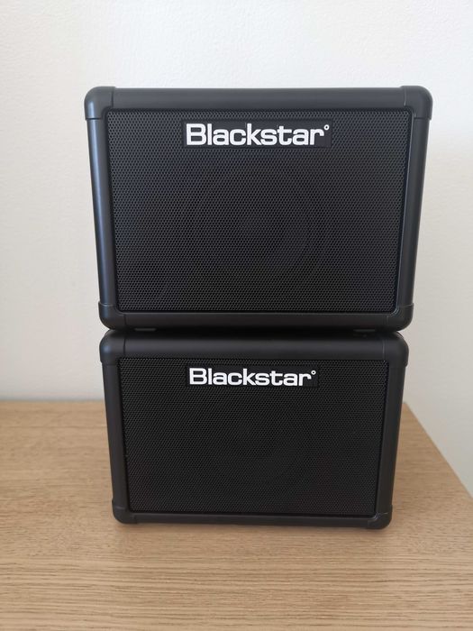 Amplificador blackstar mini fly 3 com cab de extensão