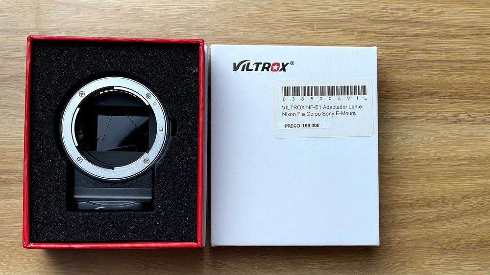 À Venda – Adaptador Viltrox NF-E1 (Nikon F para Sony E)