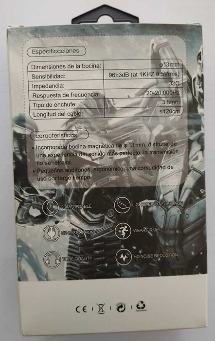 Fones Stéreo com Microfone