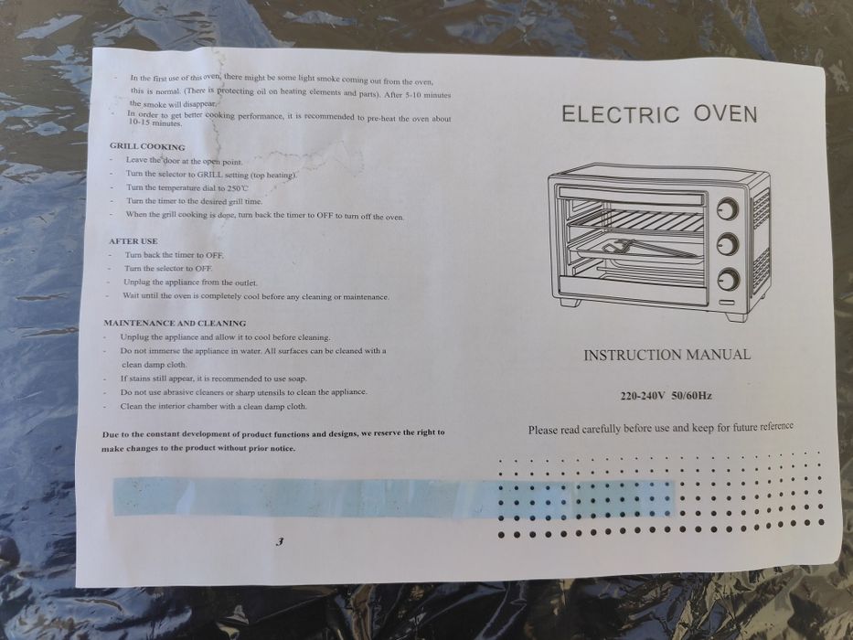 Mini forno 22L NOVO
