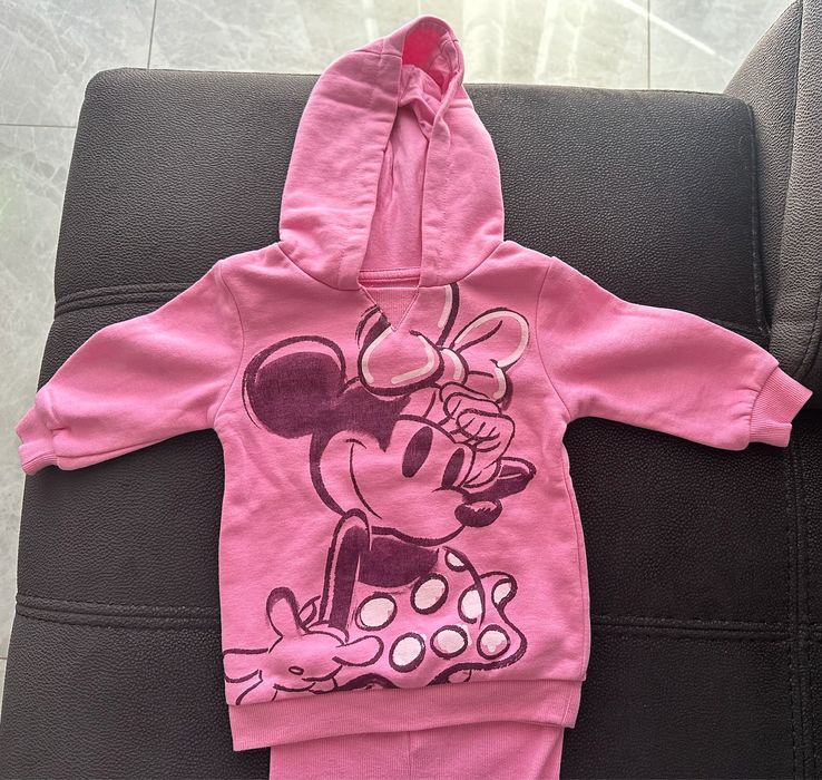 Fato de Treino Rosa Minnie (9-12M)
