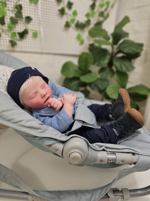 Bebé Reborn albino original para colecionador com certificado boneca