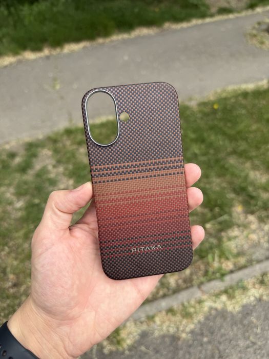 Pitaka Tactile Woven Sunset for iPhone 16 (KI1601U)