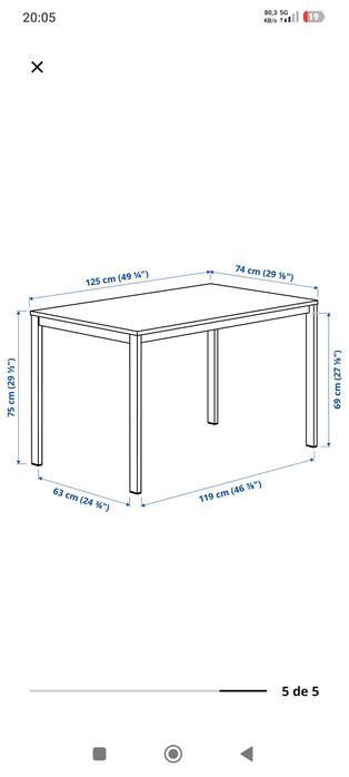 Mesa de refeição IKEA