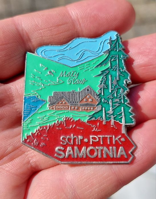 Odznaka. Schronisko PTTK Samotnia.
