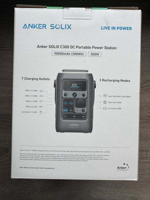 Anker SOLIX C300DC Portable Power Station