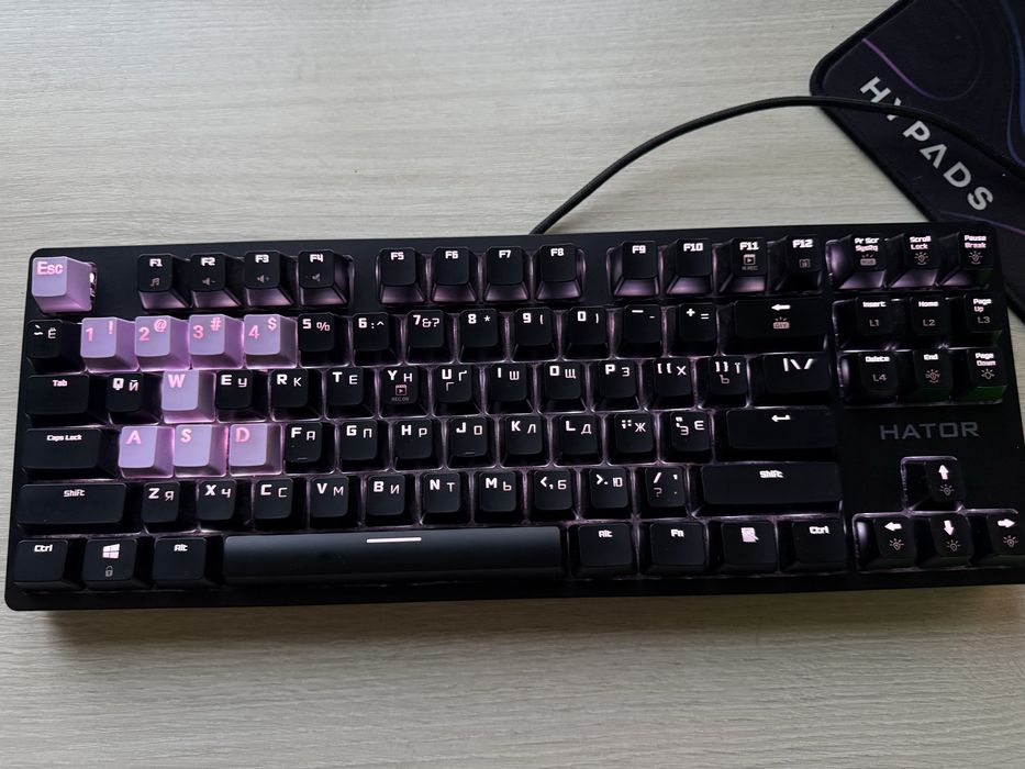 Клавиатура(механика) Hator rockfall evo tkl(optical)